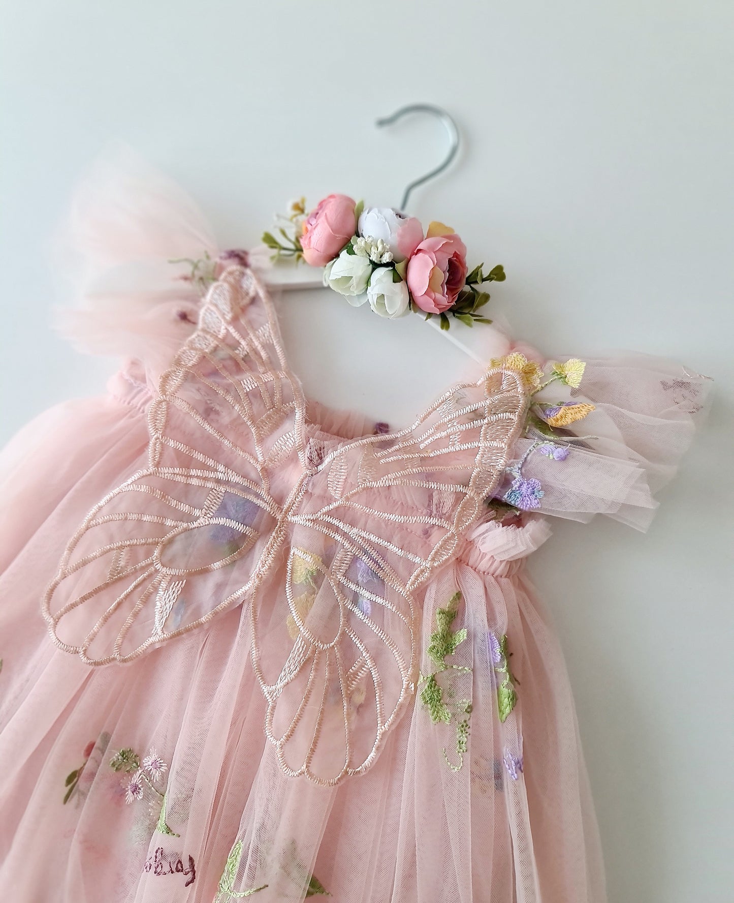 Enchanted Garden Fairy Dress & Headband Rose
