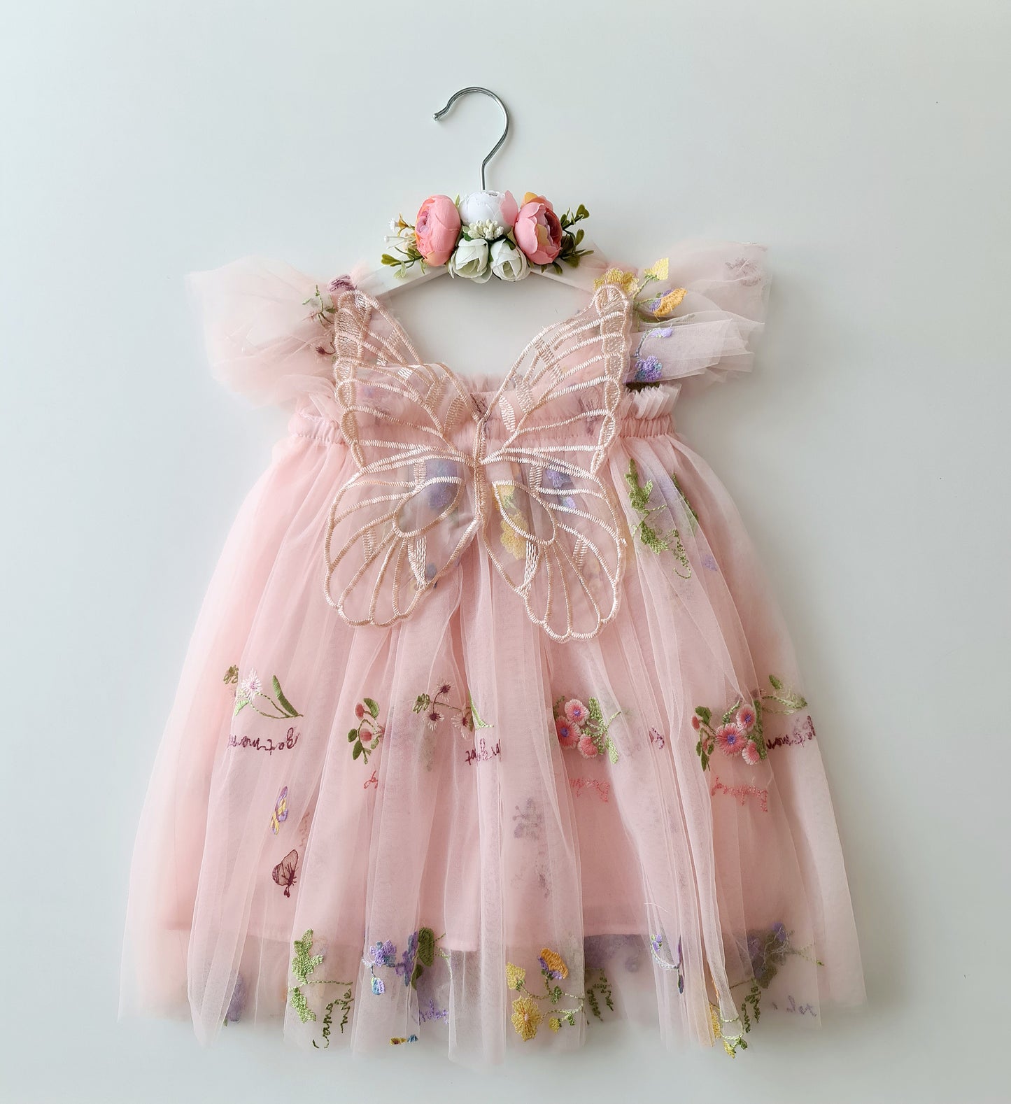 Enchanted Garden Fairy Dress & Headband Rose