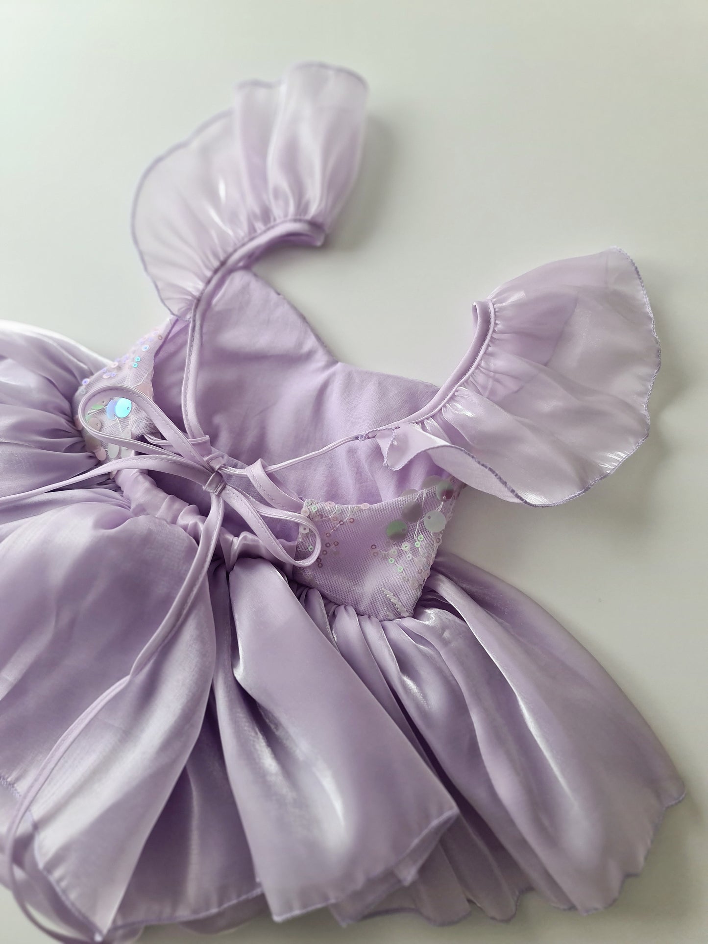 Mermaid Sequin Sleeveles Dress Lilac