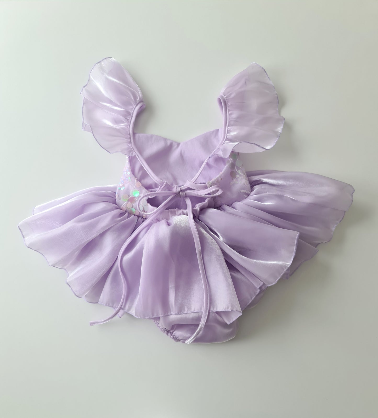 Mermaid Sequin Sleeveles Dress Lilac