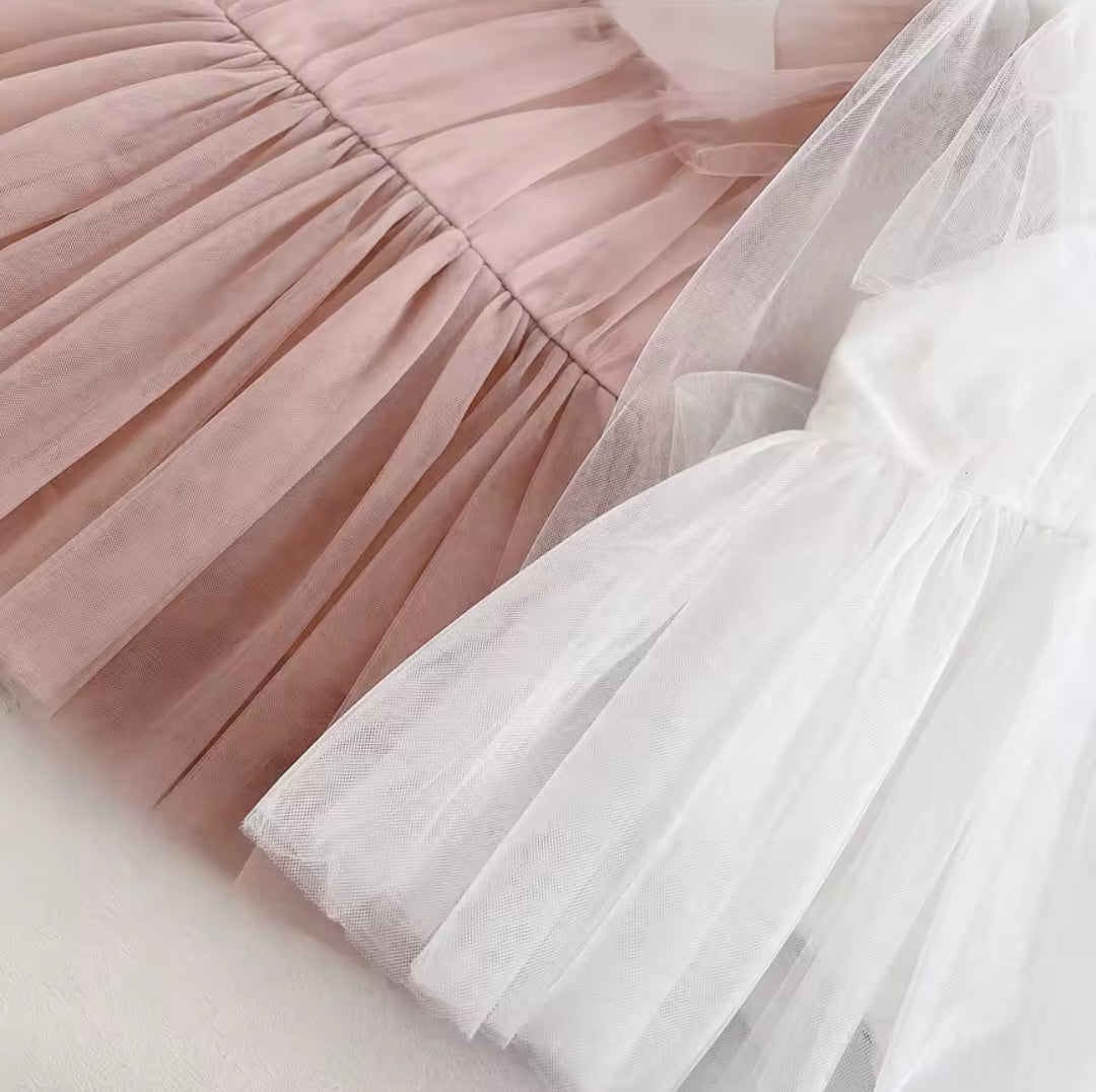 Tulle Princess Sleveless Dress