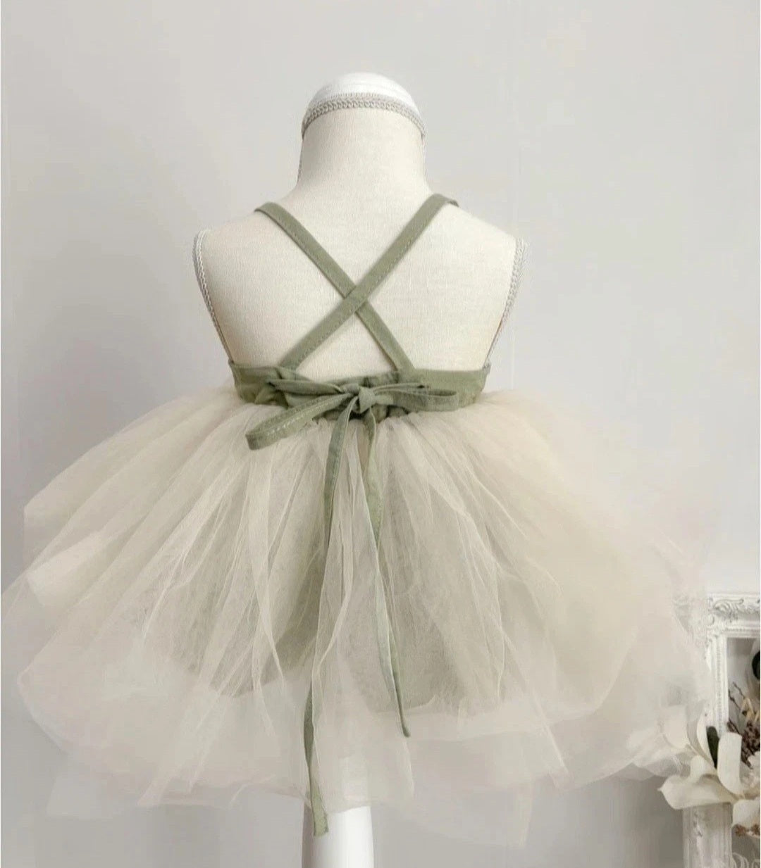 Tulle Party Dress Green
