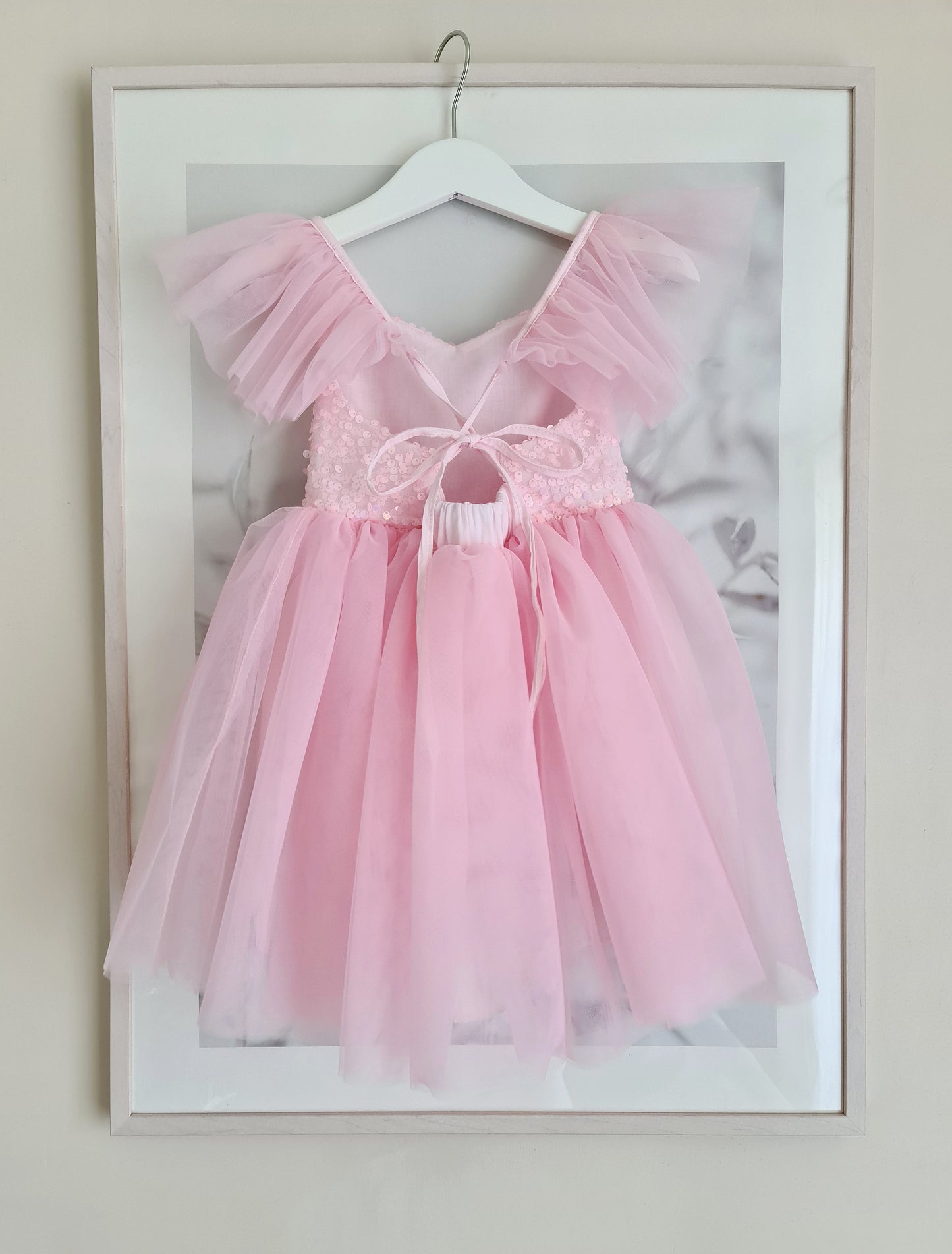 Pink Sequin Princess Dress