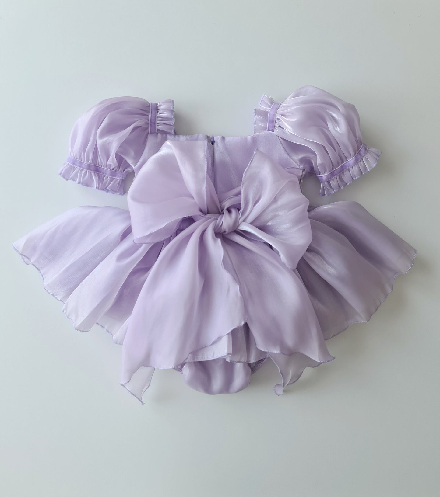 Mermaid Sequin Short Sleeve Dress Lilac