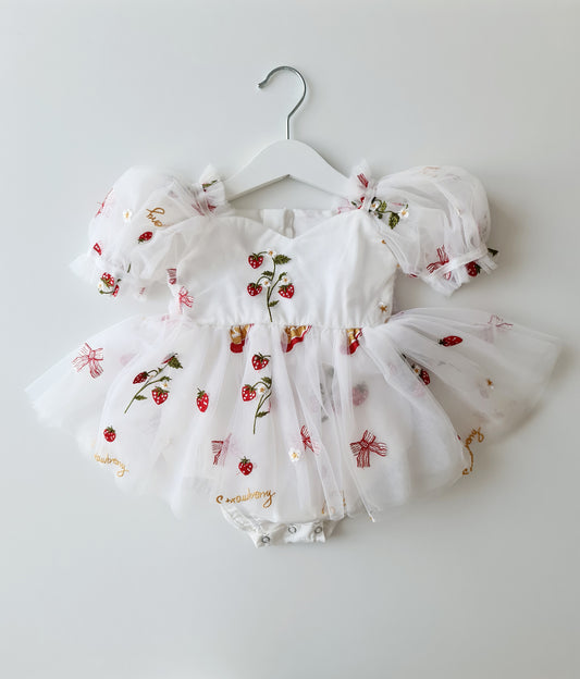 Strawberry Princess Tulle Dress