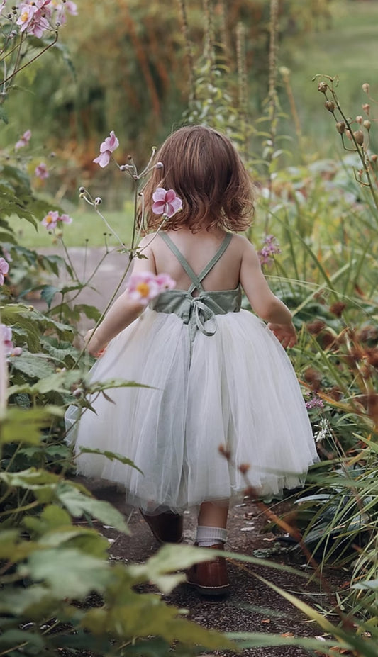 Tulle Party Dress Green